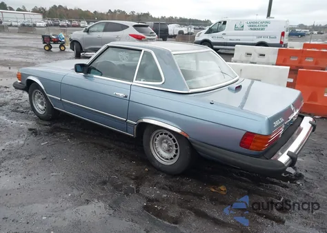 1985 Mercedes-Benz 380 Sl z USA, uszkodzony, nr VIN WDBBA45C0FA018130